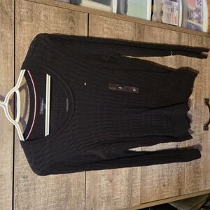 Tommy Hilfiger Black Crew Neck Sweater